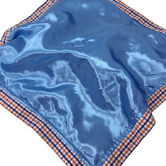 Lion Mary Meyer Baby Lovey Security Blanket Teether Crinkle Rings Orange Blue - Picture 6 of 7